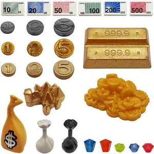 PLAYMOBIL® Geld | Gold | Juwelen | Schatz | Silber | Münzen | Goldsack | Beutel - Picture 1 of 50