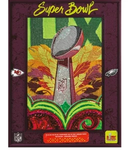 2025 Super Bowl 59 LIX Super Bowl Stadium Hologram Program Eagles Chiefs - Picture 1 of 1
