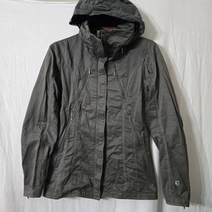 Women’s KUHL Lena Jacket Rain Resistant Carbon Gray Green Size Medium - Picture 1 of 6