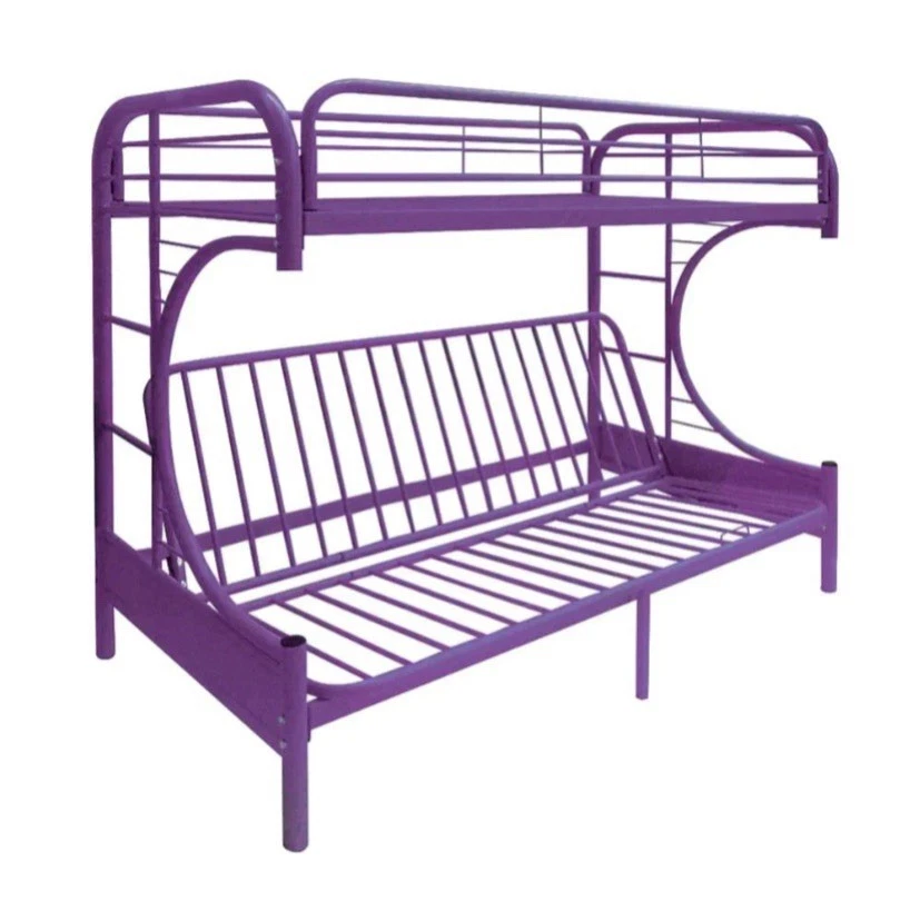 ACME Eclipse Twin Over Full Futon Bunk Bed (Purple) - Image 1 of 1