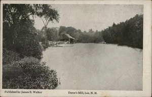 Lee, NH Dame's Mill c1910 Strafford County New Hampshire antike Postkarte - Bild 1 von 2