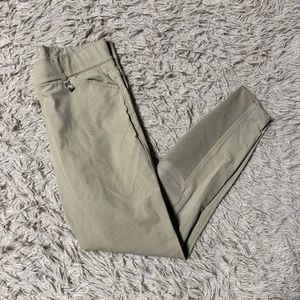 Reithose Damen Größe 30 L hellbraun römisch Knieaufnäher Reithose - Bild 1 von 7