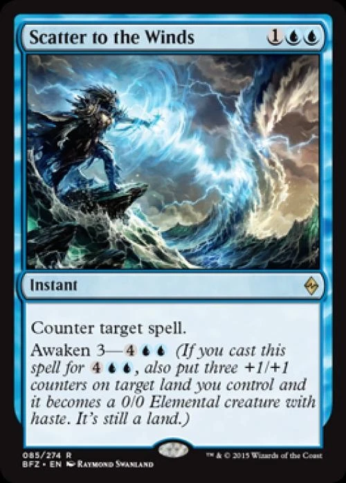 Scatter to the Winds -Foil Near Mint MTG Battle for Zendikar - Image 1 of 1