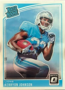 2018 Donruss Optic #170 Kerryon Johnson - Picture 1 of 2