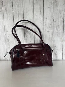Schultertasche Peachy Den PU Leder Burgund, Reißverschluss - Bild 1 von 14