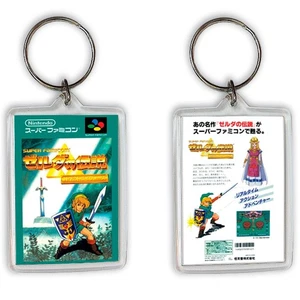 THE LEGEND OF ZELDA: A LINK TO THE PAST SUPER FAMICOM NINTENDO LLAVERO KEYRING - Picture 1 of 2