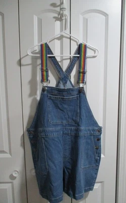 NUEVO B5 Lane Bryant PLUS 18 mono vaquero elástico arco iris PRIDE LGBTQ Foto 1 de 4