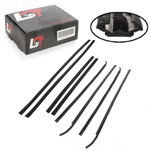 Fensterführung Türschachtabdichtung Satz 8 teilig für VW TRANSPORTER III T3 - Picture 1 of 12