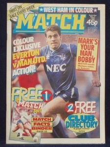 MATCH - EVERTON v MAN UTD - Nov 5 1988 - Picture 1 of 1