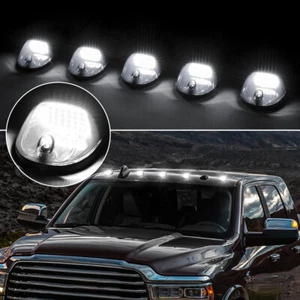 5X Marcador de techo ámbar blanco ámbar ahumado para Dodge Ram 2500 3500 4500 2003-2018 - Imagen 1 de 14