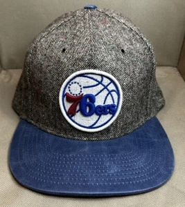 Zephyr NBA Philadelphia 76ers "Legend" 5 Panel Flat Bill Strap-back Hat - Picture 1 of 3