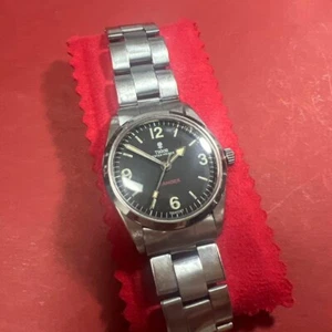 Tudor Prince Ranger Ref. 9050 Cal. ETA2452 Hand-wound watch Black dial - Picture 1 of 13