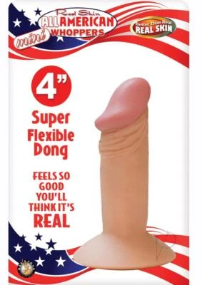 Real Skin All American Mini Whoppers Dildo 4in - Vanilla - Image 1 of 3