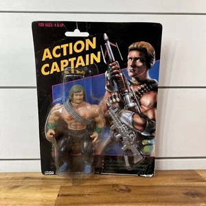 Figura de Arnold Schwarzenegger Motu tatuaje pecho capitán acción oro solar años 80 - Imagen 1 de 6