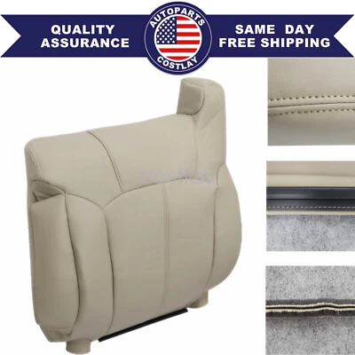 Driver Top Leather Seat Cover Light Tan For 2000-2002 Chevy Suburban 1500 2500 - Image 1 of 4