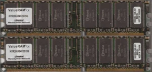 Kingston ValueRAM 512 MB DIMM 266 MHz DDR Memory (KVR266X64C25/256) - Bild 1 von 1