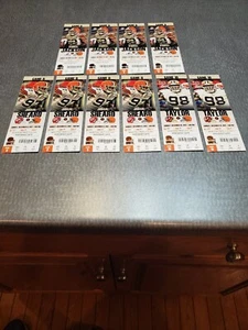 (10) 2012 Cleveland Browns Full Unused Tickets San Diego Chargers Chiefs Redskin - Picture 1 of 1