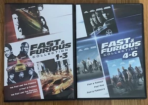 Fast & Furious Collection 1-3 und 4-6 zwei 3 DVD Sets ~12 Stunden - Bild 1 von 4