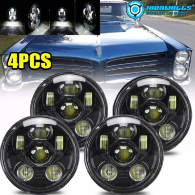 4x 5.75" 5-3/4" Proyector LED Faro H5006 Para Pontiac GTO Grand Prix Firebird Foto 1 de 4