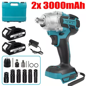 Akku Schlagschrauber Akkuschraube bürstenlos w/ Akku & Ladegerät Für Makita 18V - Bild 1 von 16