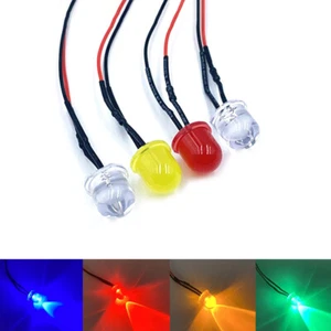 12mm Pre-Wired LED Bulb Light 3V 5V 6V 12V 24V 48V 110V 220V 380V Emitting Diode - Picture 1 of 15