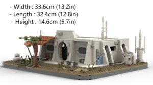 Modubrix Mocs Blocchi Costruzioni Cabina su Nevarro 875 Pezzi Set Mattoni Giocattoli Kit - Foto 1 di 2