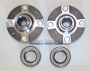 2x Front Wheel Hub & Wheel Bearing Set For 12-17 Kia Rio - Picture 1 of 6
