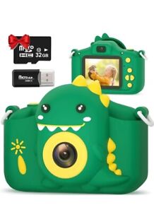 Hangrui Kids Camera 20MP Kids Digital Dual Lens Camera with Silicone Case 2.0