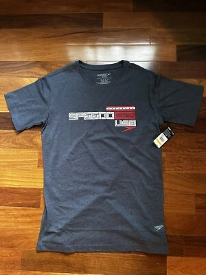 Nueva camiseta para hombre SPEEDO manga corta ropa de equipo logotipo Foto 1 de 4