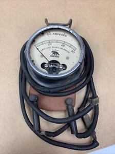 Antique Echlin D.C. Voltage  D.C.Amperes Testing Equipment  - Picture 1 of 6