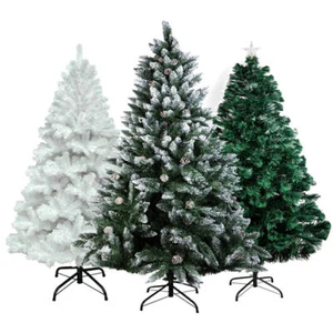 Traditional Christmas Tree 2.1M/1.8M/1.5M/1.2M LED Xmas trees with LED Lights - Picture 1 of 32