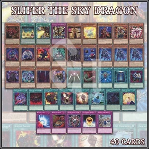 YuGiOh YUGI's EGYPTIAN GOD DECK: SLIFER THE SKY DRAGON 40 CARDS🔥 - Picture 1 of 2