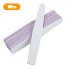 15Pcs Professional Nail Files Double Sided Emery Boards 100/180 Grit Nail M8U1