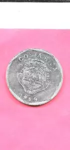 COSTA RICA KM214.1 1989 UNC-UNCIRCULATED MINT 5 COLONES OLD VINTAGE COIN - Picture 1 of 1