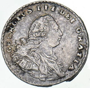 1795 Maundy Penny - George III British Silver Coin - Very Nice - Picture 1 of 2