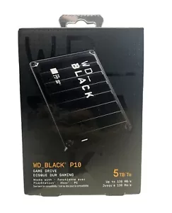 Western Digital WD_BLACK P10 5TB Portable External Game Drive BRAND NEW SEALED - Picture 1 of 2