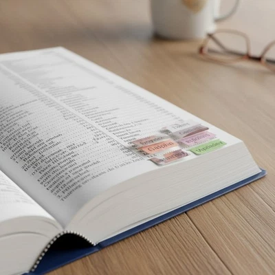 Pestañas de indexación bíblica laminadas boho, Antiguo y Nuevo Testamento, 75 pestañas (39 OT, 27 N... Foto 1 de 4