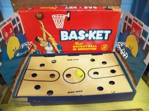 1961 CADACO-ELLIS BAS-KET Miniature Basketball Game w/ Original Box - Picture 1 of 8