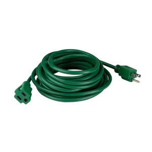 Northlight 40 ft Green 3-Prong Outdoor Extension Power Cord - Zdjęcie 1 z 3