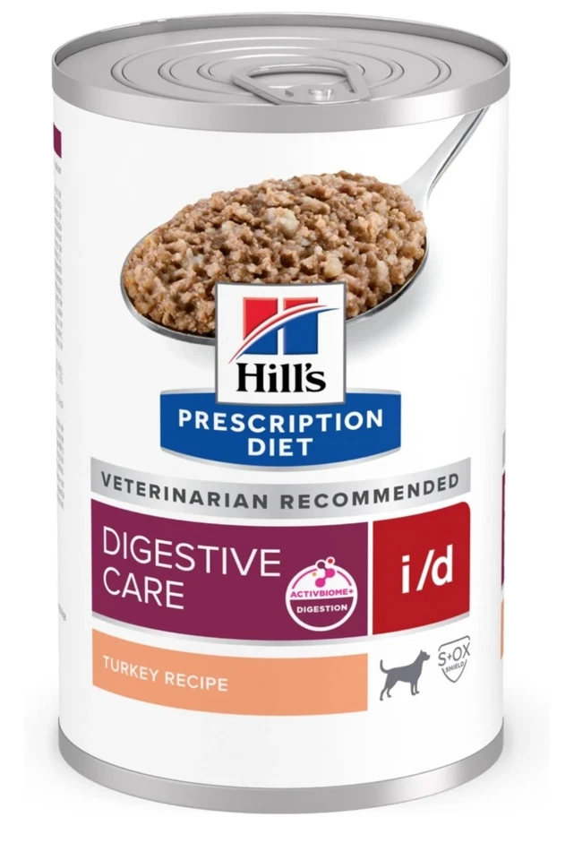Hill’s i/d Cuidado Digestivo Bajo en Grasa Comida para Perros Pavo 12.5oz Estuche de 12 Exp. 2027 Foto 1 de 1