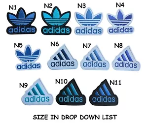 Sport Trefoil Embroidered sew iron on Patches transfer clothes jackets shirts B6 - Picture 1 of 2