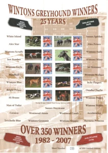 BC-187 2008 Wintons Greyhound Winners Business Smilers Sheet - Picture 1 of 1