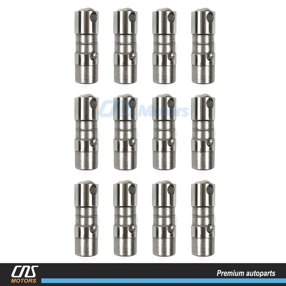 12 Hydraulic Roller Lifters for 86-14 Buick Chevrolet GMC Oldsmobile 3.3 3.8 4.3 Foto 1 de 3