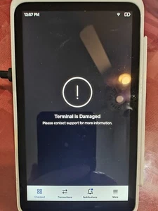 Square Terminal  For Parts  With Problems - Picture 1 of 4