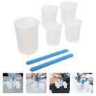 Mini Cowbell Silicone Measuring Cups & Stir Sticks for Resin Crafts