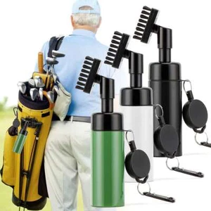 Golf Club Brush Tool Kit Groove Cleaner Cleaning Tool With Spray Water Bottle - Picture 1 of 15