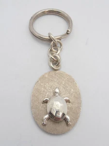 Schildkröte: Schlüsselanhänger IN Silber 925 - Reptil - Turtle - Imagen 1 de 4