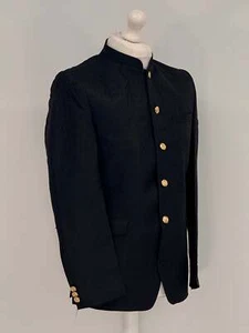 Men's Jamawar Black Prince Jacket - Design 2 - Picture 1 of 4