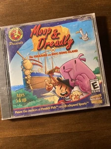 Moop and Dreadly The Treasure on Bing Bong Island Video Game Mac/Windows Rare - Picture 1 of 8