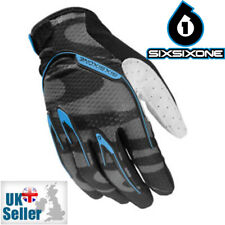 SixSixOne Recon Gloves Mountain Bike MTB DH Black/Cyan XL Glove 661